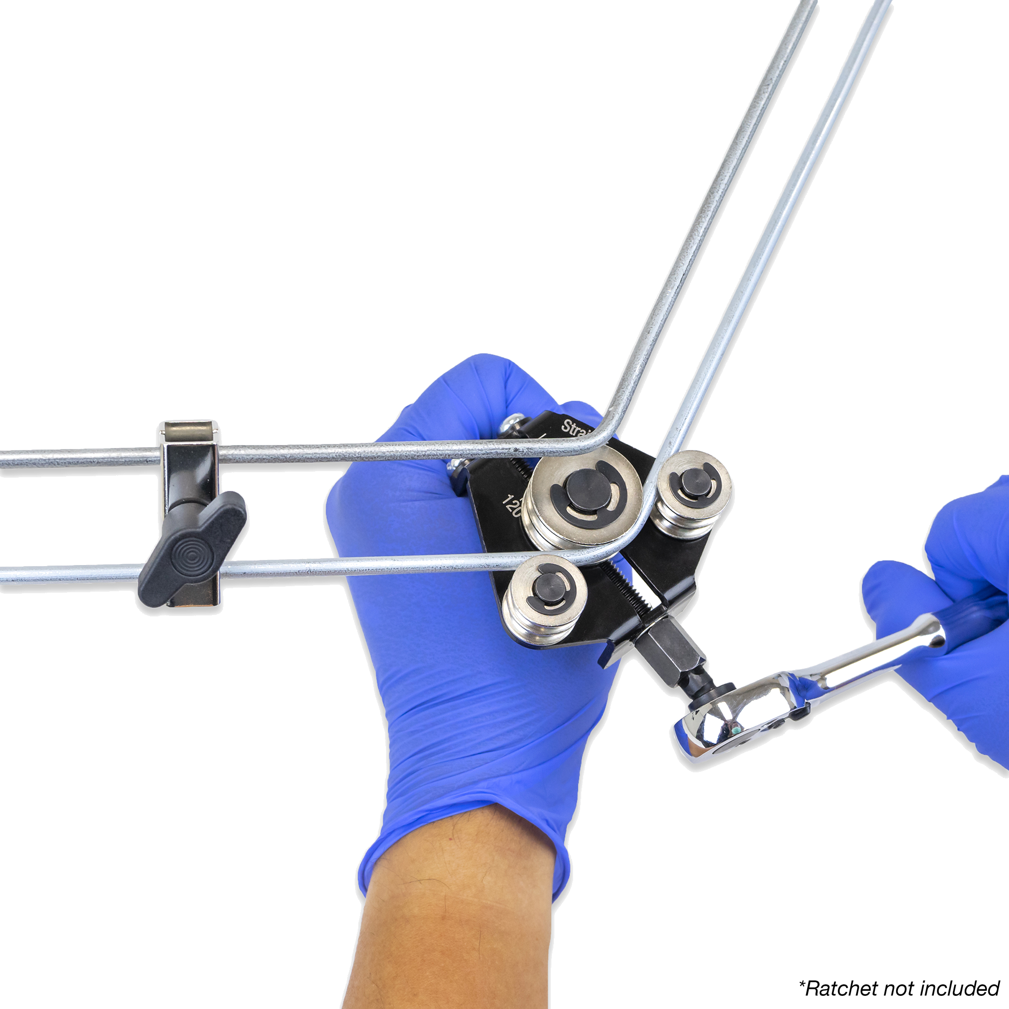 Rohrbieger Anwendung Hand